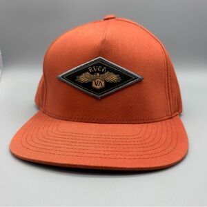 RVCA | Snapback Hat - Eagle Patch Logo Orange
